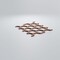 Ekena Millwork Small Westmore Decorative Fretwork Wood Wall Panels, Walnut, 7 1/2"W x 11 3/8"H x 3/8"T WALW12X12X0375WSTWA - alternate 2